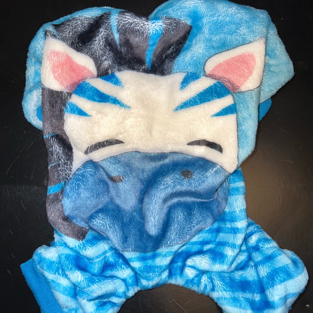 Frisco happy zebra dog pjs size small